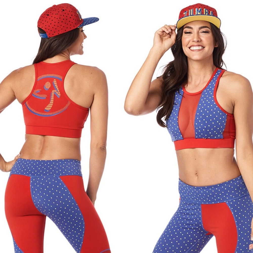 Zumba High Neck Sports Bra